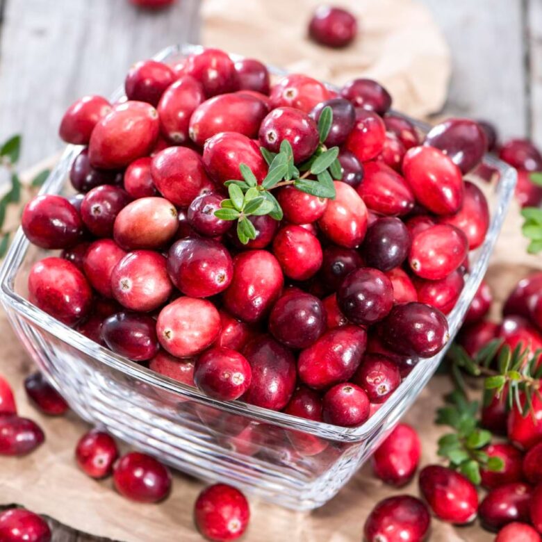 żurawina liofilizowana